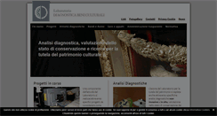 Desktop Screenshot of diagnosticabeniculturali.it